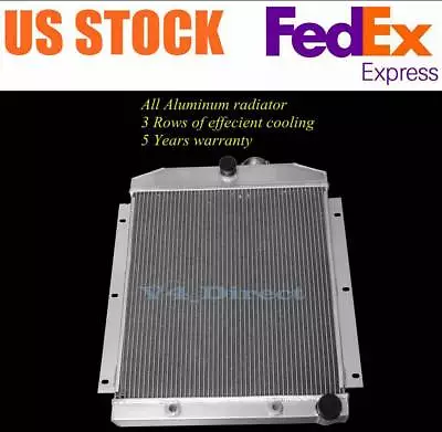 New Radiator 3-ROW For 1947-1954 Chevy 3100 3600 3800 3900 TRUCK PICKUP 3.8L L6 • $152