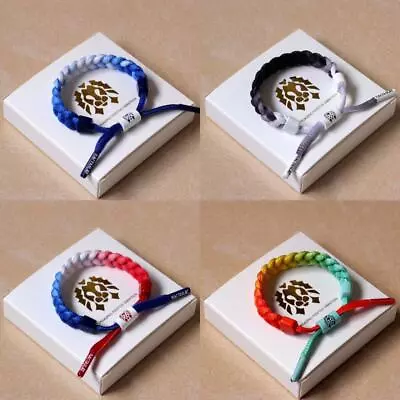 Trendy RASTACLAT Bracelet Multi Color Nylon Braided Wristband Shoelace Men Women • $9.79