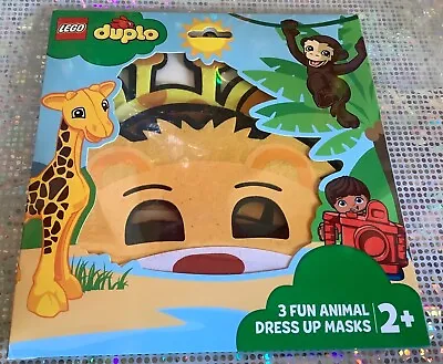 £10.95 • Buy Duplo Animal Dress Up Masks (Set Of 3) ~ Lion, Monkey & Giraffe ~ New ~ 