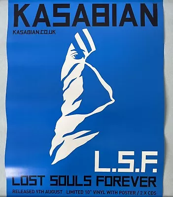 Kasabian LSF Lost Souls Forever Official Original Promo Poster 51cm X 38cm Rare • £11.99