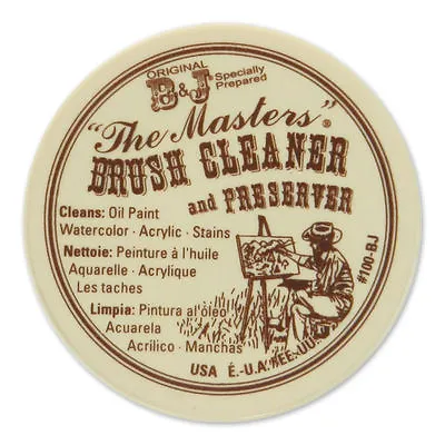 Masters Brush Cleaner / Preserver - 75ml - (2.5 Oz) For Oil & Acrylic Paint • £14.79