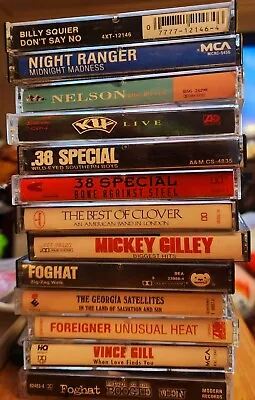 Cassette Tapes Pick Your Favorites Rock/Southern Rock/R&B/Country New Titles Add • $3.50