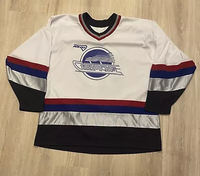 Vintage Vancouver Canucks Jersey 90s CCM Hockey NHL Sz XL Harold Snepsts 27 • $50