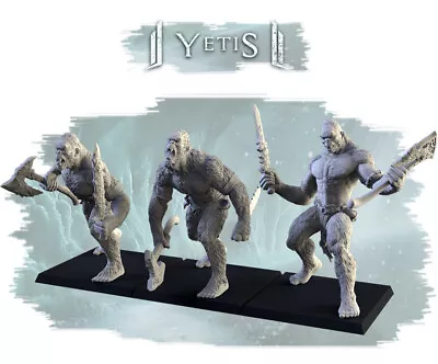 Ogre Yetis Northern Ogre RPG Wargames Fantasy DnD Ape Ogre Monstrous Miniature • $53.25