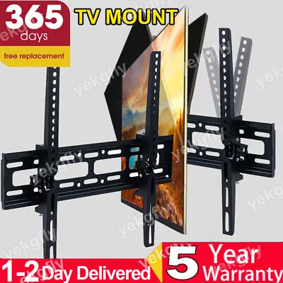 TV Wall Bracket Mount TILT For 26 32 40 50 55 Upto 63 Inch Flat LCD LED QLED TVs • £7.90