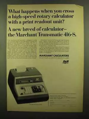 1965 SCM Marchant Transmatic 416-S Calculator Ad • $19.99