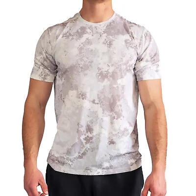 Builtcool Men's Crew Neck Tshirt Instant Cooling UPF 50+ Workout Shirt • $27.99