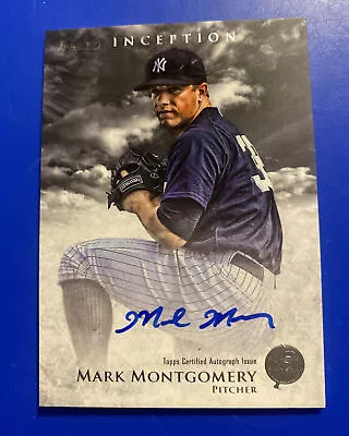 Mark Montgomery 2013 Bowman Inception Rc Auto  • $3.79