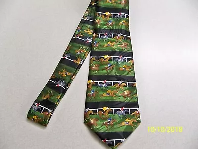 Equestrians! Horse Racing Or Jockey At The Derby Men's Necktie #2 • $12