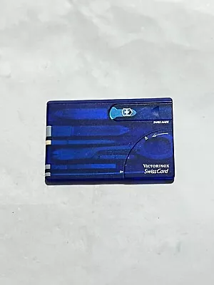 Victorinox Swiss Card Swiss Army Knife Sapphire • $24.99
