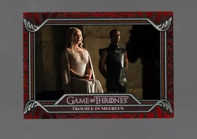 Game Of Thrones Arts & Images Saga Of Daenerys Targaryen #dt40 Trouble In Meeree • $1.99