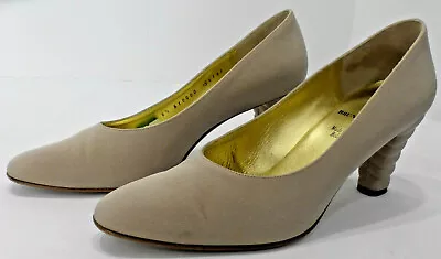 £18.18 • Buy BRUNO MAGLI Womens Satin Pump Heels Shoes, Light Taupe, Size 6 1/2B