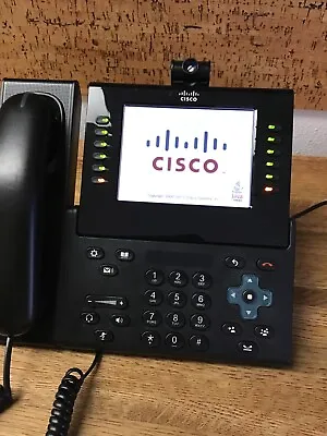 Cisco Unified IP Phone CP-9971 VoIP Phone Handset With Camera & Wifi Capability • $58