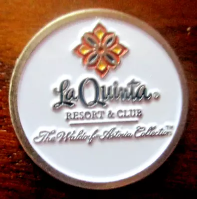 Vtg - La QUINTA RESORT & CLUB Gc - Ball Marker - Flat - Metal - CA - Golf Course • $3.50