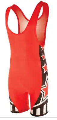 Matman Athens Olympic Wrestling Singlet - Red • $39.95