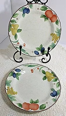 Mikasa - Fruit Panorama Pattern - Bread & Butter Plates  6-5/8  Set Of 2 • $16