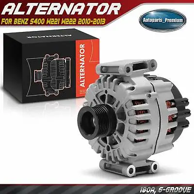 New Alternator For Mercedes-Benz S400 W221 W222 2010-2013 180Amp 12V CW 6 Groove • $165.99