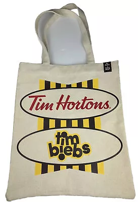 £14.34 • Buy Tim Hortons Tim Biebs Justin Bieber Collection Canvas Tote Bag