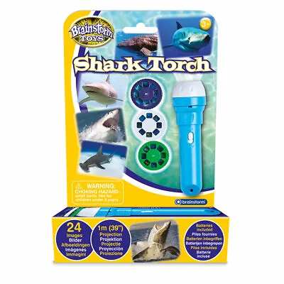£10.25 • Buy Children's Shark Torch And Projector Toy - Project Underwater Nature Photos