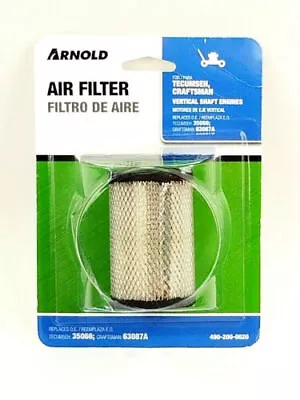 Arnold 490-200-0020 Air Filter For Tecumseh And Craftsman Vertical Shaft Engines • $6.15