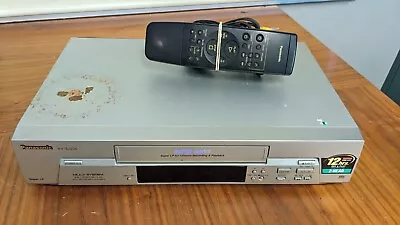 Panasonic NV-SJ200 VCR With Remote Video Cassette Tape Player Tested Working M • $99