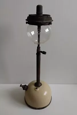 Vintage Tilley Lamp. Untested. Dark Cream Base With Glass Shade. Approx 20  Tall • £100