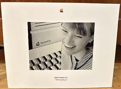 Vintage Apple Computer Annual Report ~ 1989 - Mint • $120