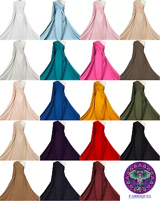 £8 • Buy Jersey Stretch Fabric Ponte Roma 4 Way Stretch Dressmaking Material