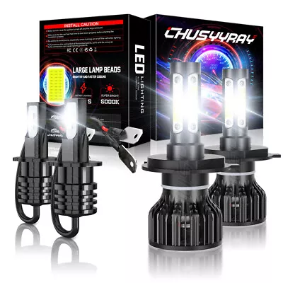 For Mazda Protege 2001 2002 2003 6000K LED Headlight + Fog Light Bulbs Combo 4pc • $27.99