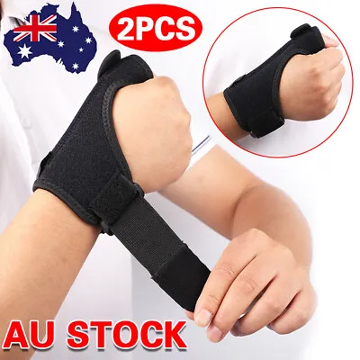 1Pair Thumb Spica Splint Brace Wrist Support Quervains Sprain Carpal Tunnel Pain • $7.99