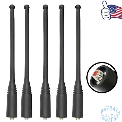 5x UHF 403-470MHz Whip Antenna For CP110 A12 RDU4100 RDU2020 RDU2080D Radio • $13.99