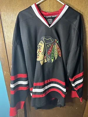 Reebok CCM Chicago Blackhawks # 81 Marian Hossa NHL Hockey Jersey Mens Size 50 • $89.99