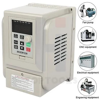 Variable Frequency Drive AC 220V/4KW VFD Single To Three Phase Speed Control • $147.77