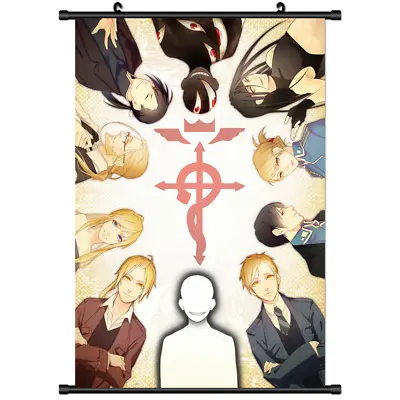 Anime Fullmetal Alchemist Brotherhood Wall Poster Scroll Cosplay 3225 • $2.99