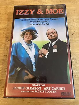 Izzy And Moe VHS Tape 1986 Vidmark Entertainment Clamshell Comedy Jackie Gleason • $10