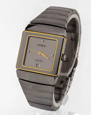 Rado Women's Ceramic Quartz Jubile Diastar Silver Watch 111.0333.3 • $847.42