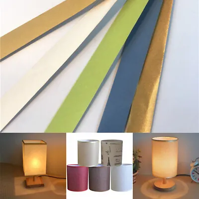 10M Parchment Lampshade Edge Sealing Strip Tape Self-Adhesive Light Shade Tape • £4.39