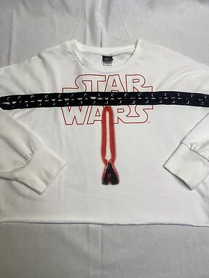 Star Wars 80s Vibe Long Sleeve Over Sized Sweatshirt Size XL NWT • $15.95