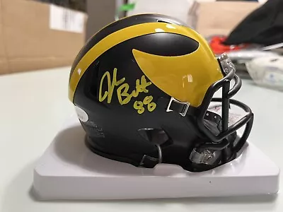 Jake Butt Signed Michigan Wolverines Mini Helmet JSA WITNESS COA • $79.99