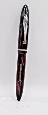 Sheaffer Vintage Junior Carmine Red Lever Fill Fountain Pen--fine-working • $40