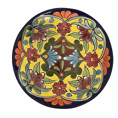 Talavera Style Mexico Pottery Decorative Wall Plate Platter • $29.99