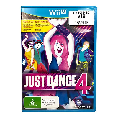 Just Dance 4 *No Manual* Nintendo Wii U PAL • $11.50