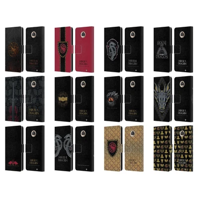 $17.55 • Buy House Of The Dragon: Tv Series Graphics Leather Book Case For Motorola Phones