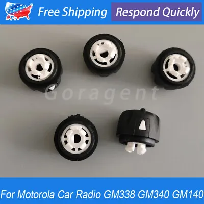 5pcs For Motorola GM338 PRO5100 CDM1250 GM140 Volume/Power On/OFF Switch Knob • $21.88