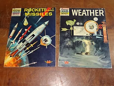$15.95 • Buy Vintage Science How And Why Wonder Book Of Rockets And Missiles & Weather