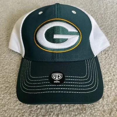 Brand New Green Bay Packers OTS Brand Adjustable Hat Green White NFL • $14.72