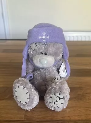 Me To You Tatty Teddy Bear 6” With Purple Hat & Scarf • £3.99