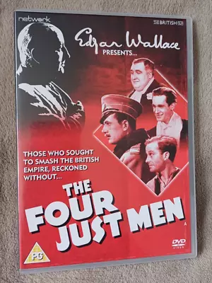 THE FOUR JUST MEN (1939) Ealing Studios Film. Region 2 Uk DVD - EXCEL CON • £3.99