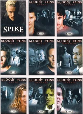 2005 Buffy The Vampire Slayer Spike The Complete Story Complete Basic Card Set • $15