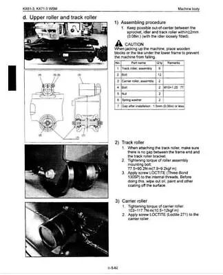 Kubota KX61-3-KX71-3 Backhoe Workshop Manual • $74.66